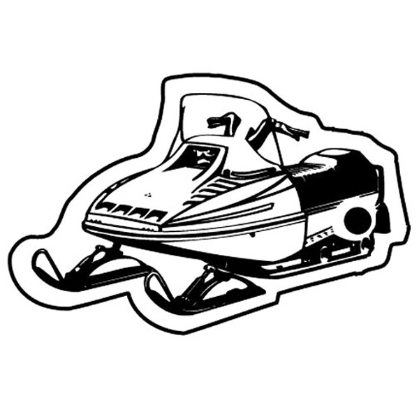 Snowmobile 1 Key Tag - Spot Color 1