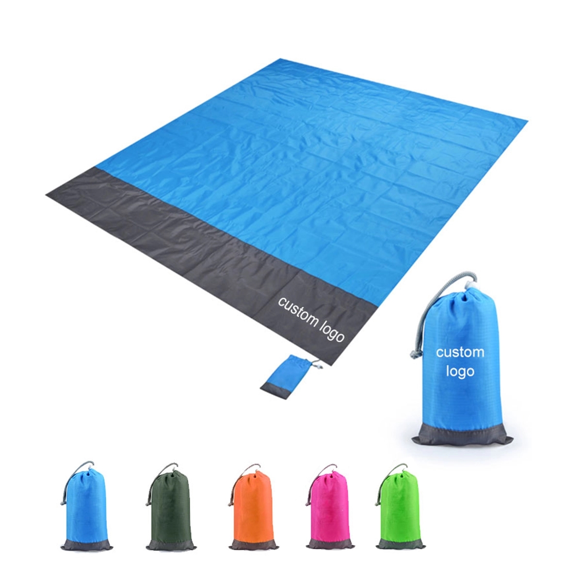 Foldable Picnic Blanket With Pouch 2