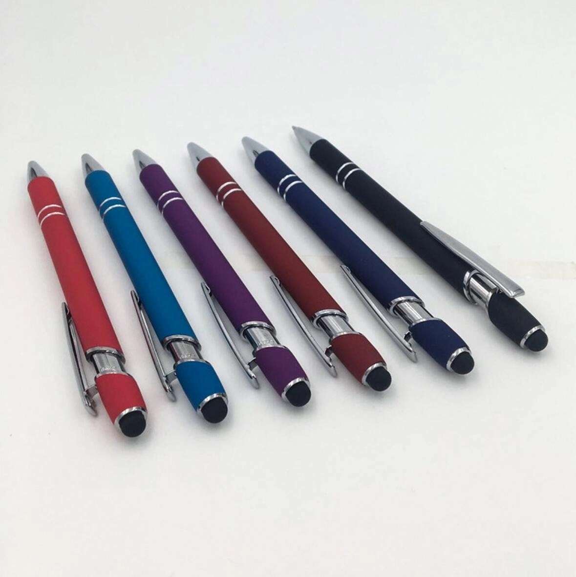 Metal Ballpoint Pen with Stylus 4