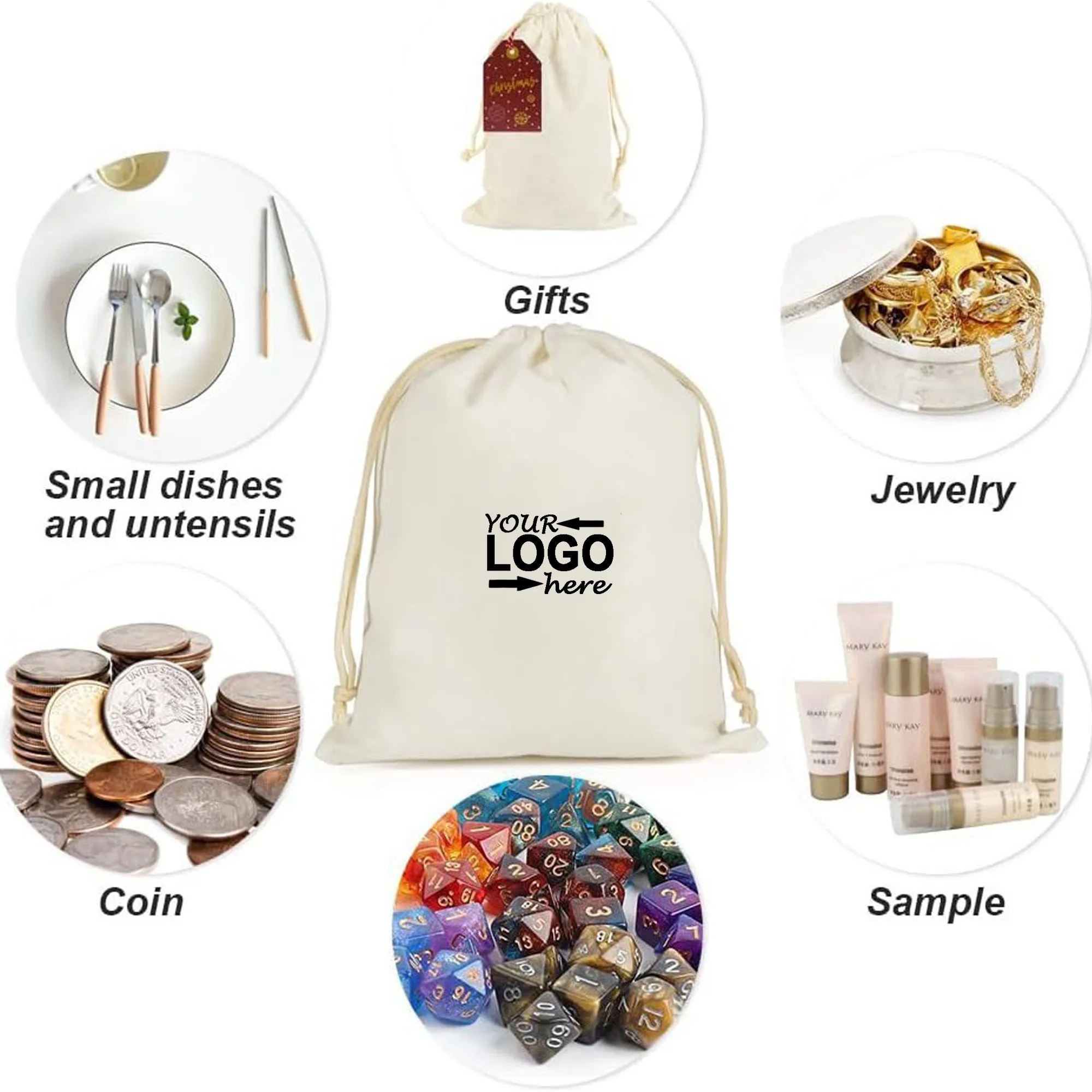 Cotton Drawstring Backpack 2