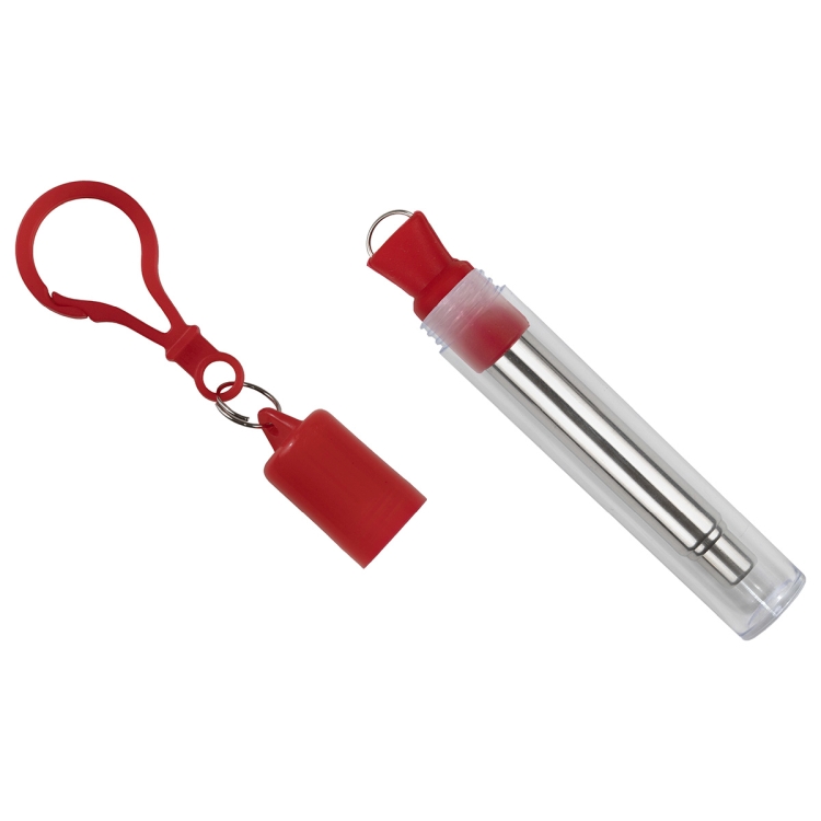 "Eco-Collapsible Straw" 8" Reusable Stainless Steel Straw 43