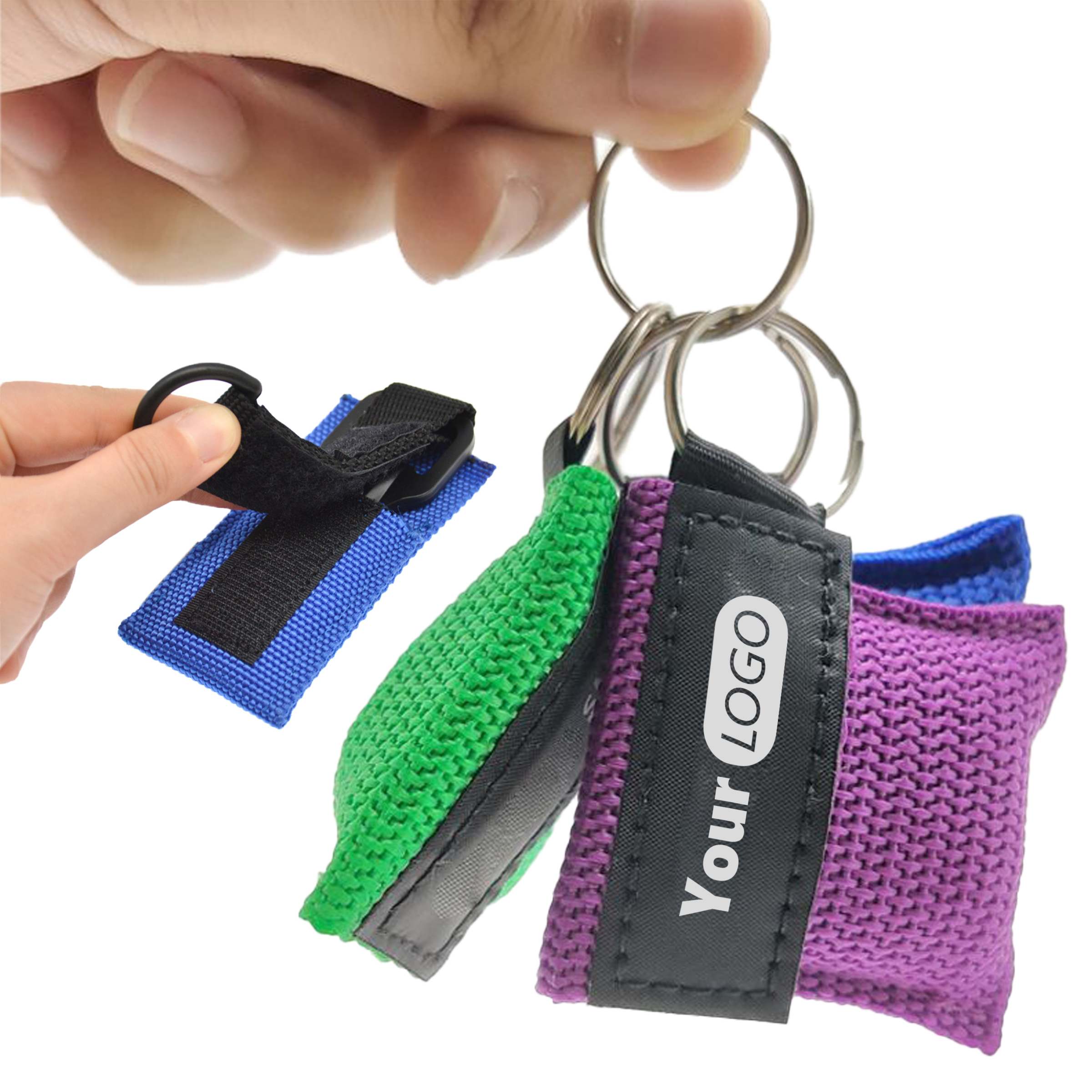Nylon Portable Cpr Emergency Keychain For First Aid On The Go 1