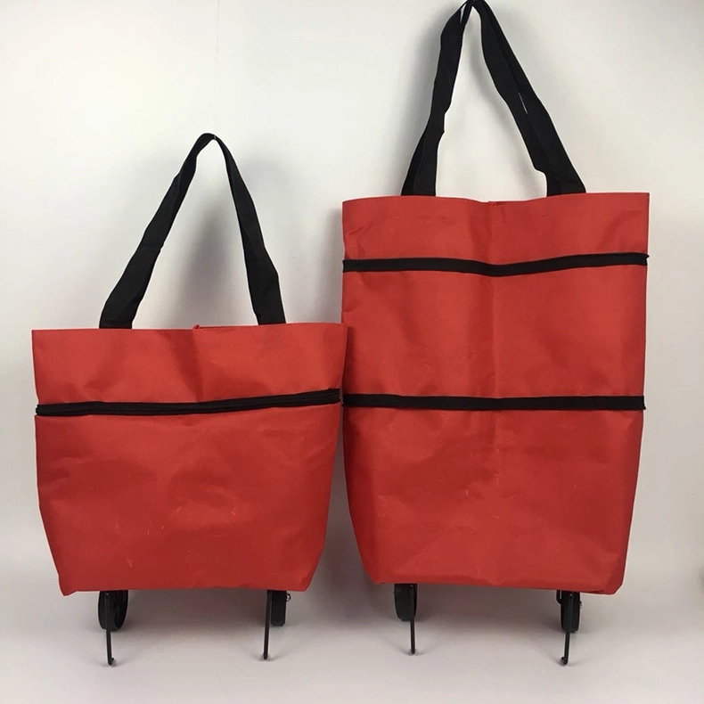 Foldable Shopping Bag With Wheels 3