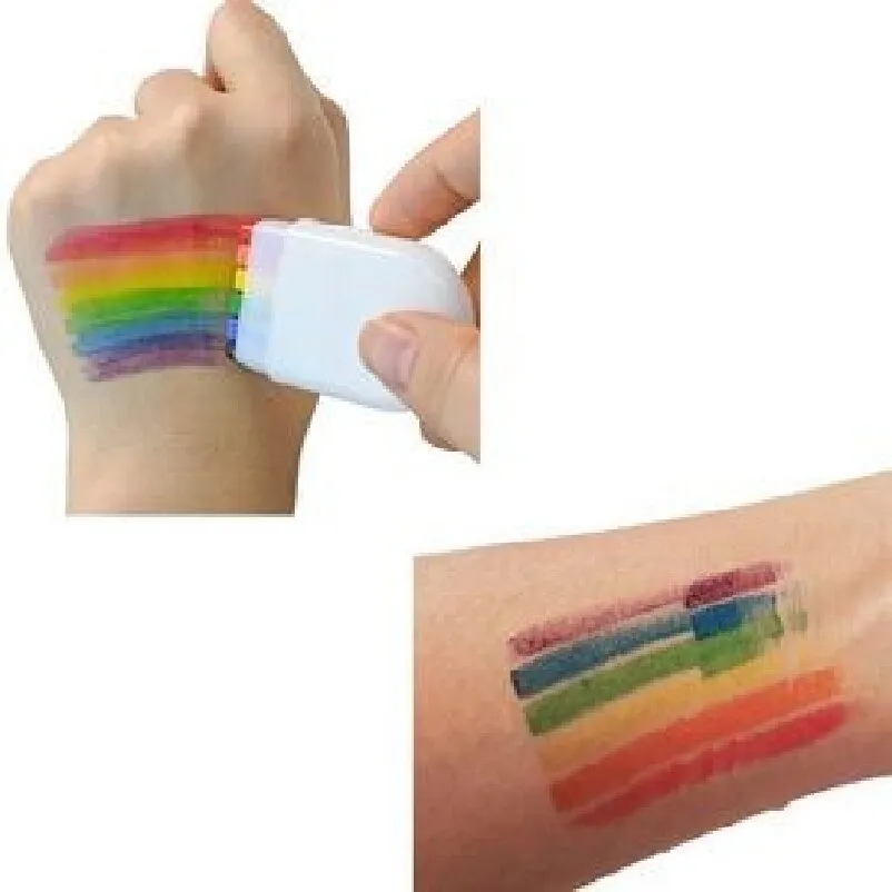 6-Color Face Rainbow Paint Pens 4