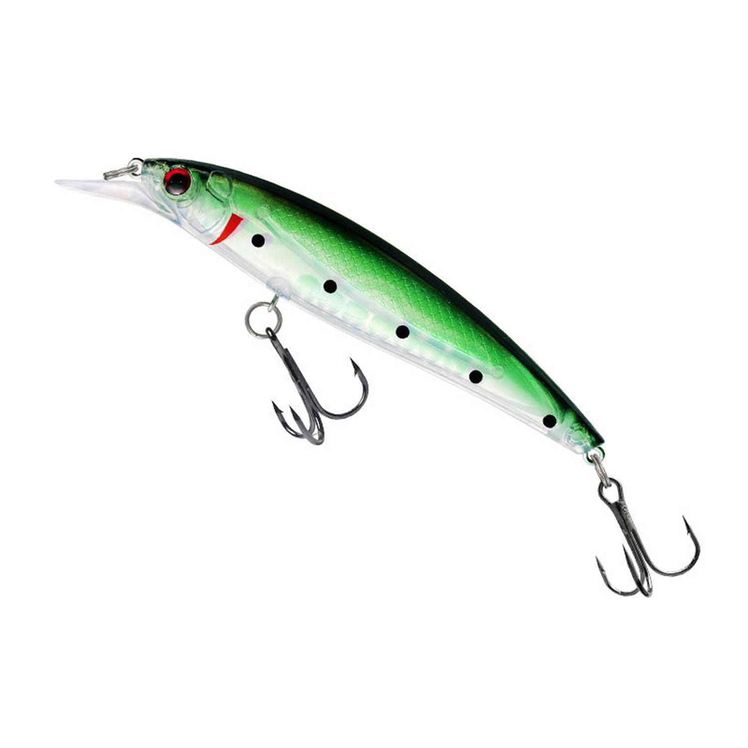 Weighted ABS Fishing Lure with Sharp Hooks & Flash Foil 11