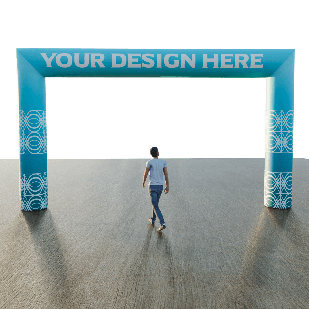Custom Inflatable Square Arch - Constant or Sealed Air 5
