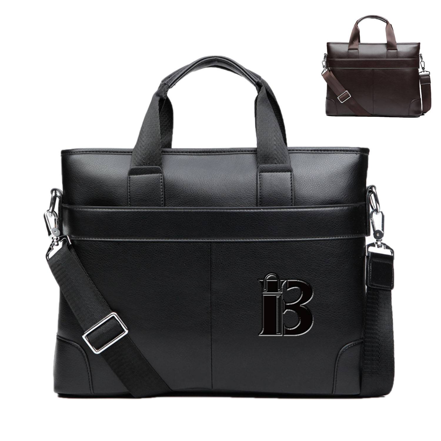 PU Crossbody Business Briefcase Laptop Bag 1