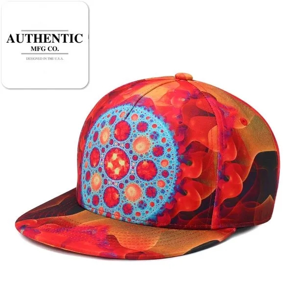 Custom Trippy All Over Print Snapback Cap 6