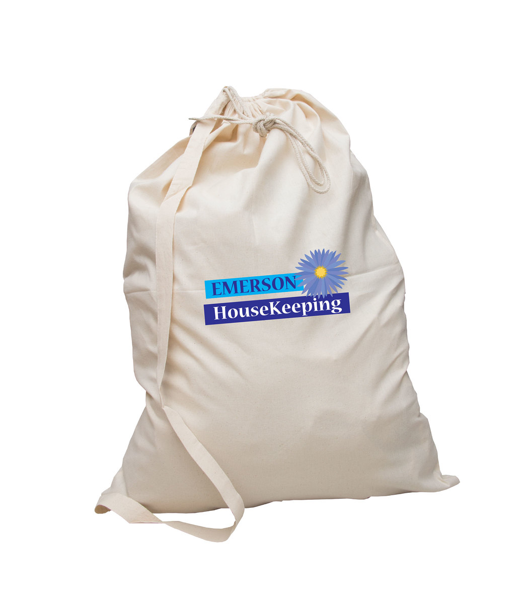 Laundry Bag with Shoulder Strap - 20" x 15" x 3"