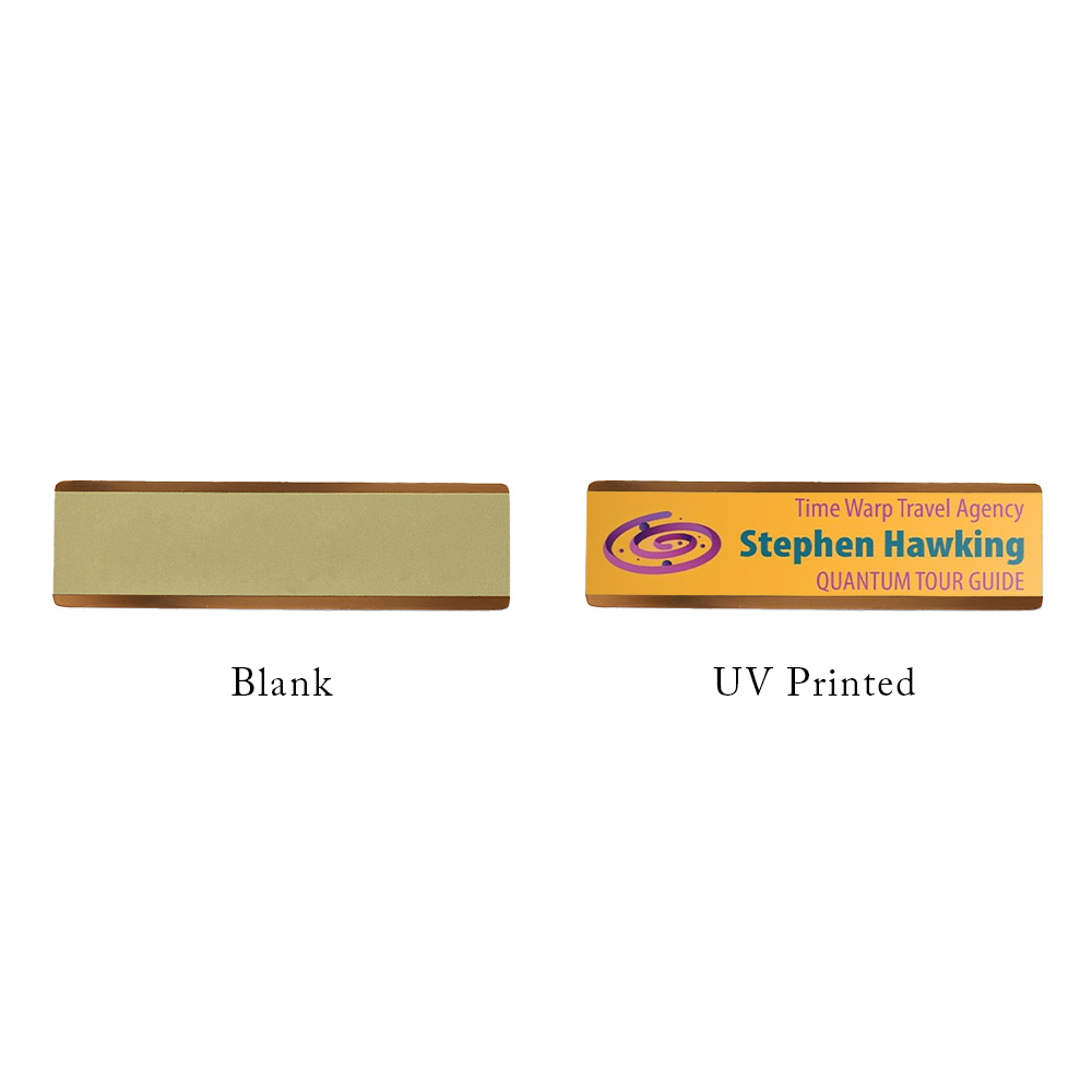 Full Color Stainless Steel Name Badges 5