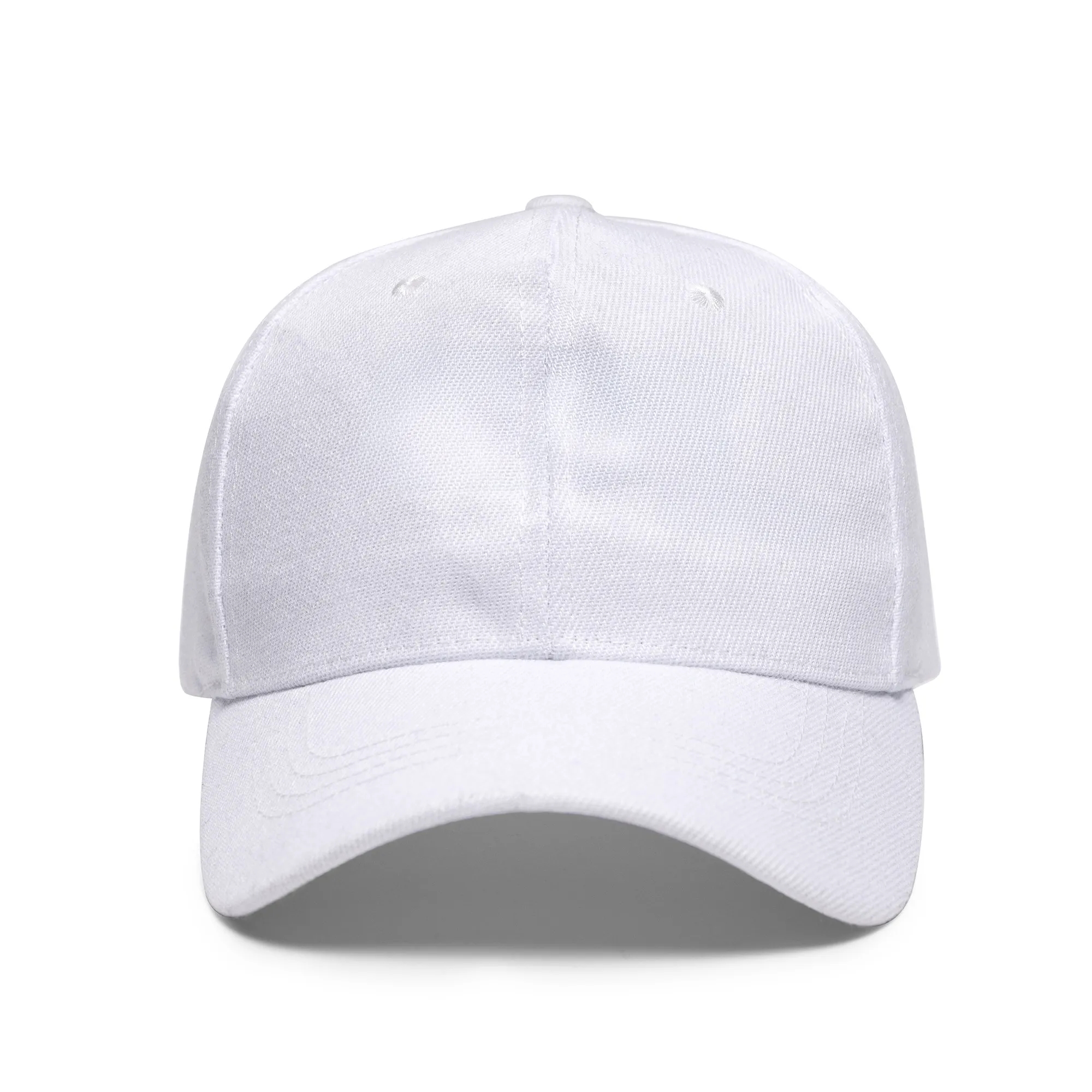 Promo Poly-Cotton 6 Panel Velcro Strap Baseball Cap 10