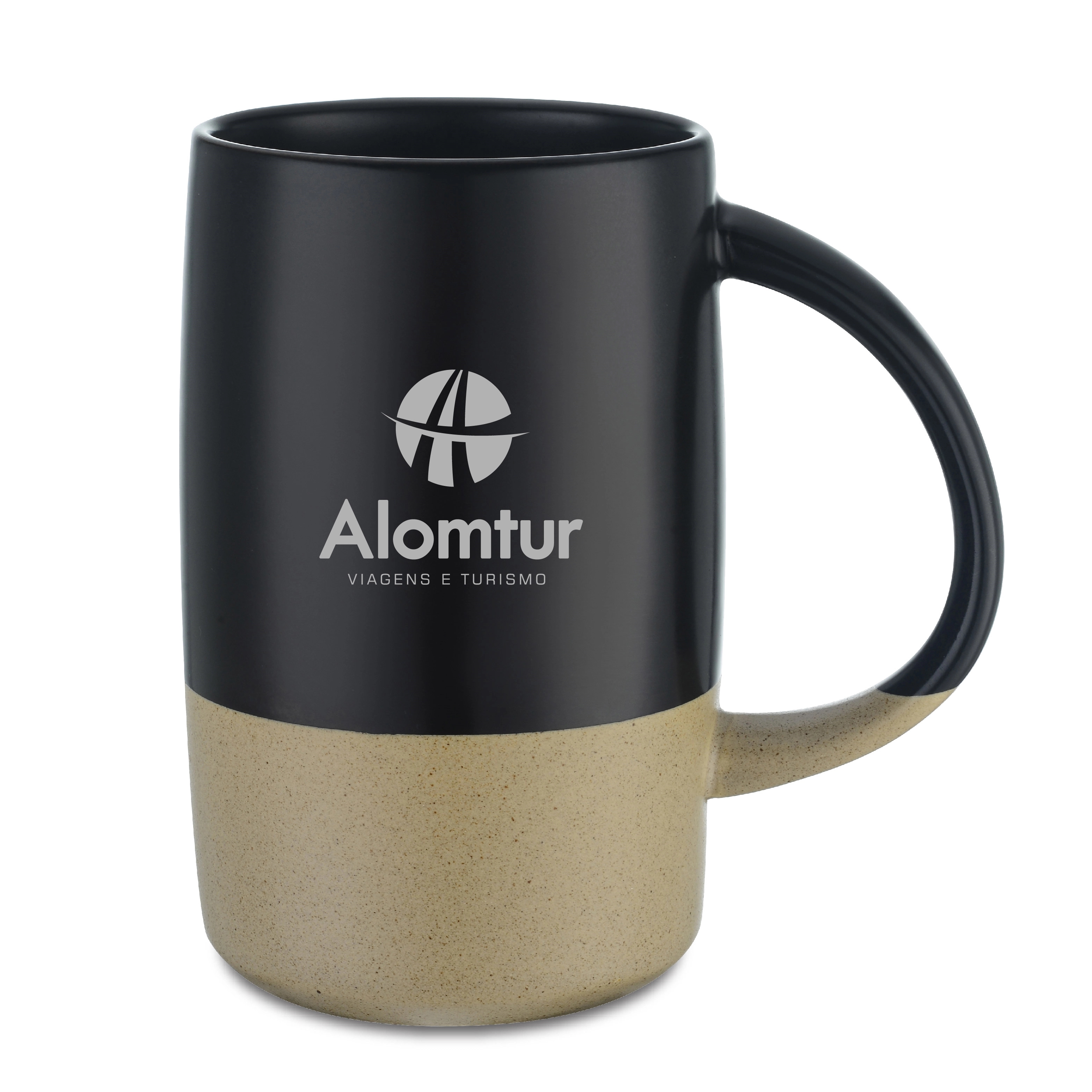 LACHLAN - 17 OZ TWO-TONE CERAMIC MUG WITH VINTAGE FINISH 3