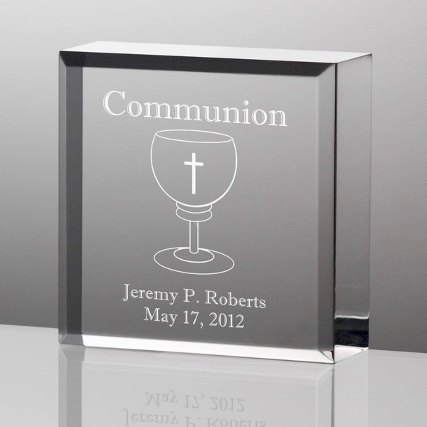 3d Laser Etched Crystal Paperweight 5