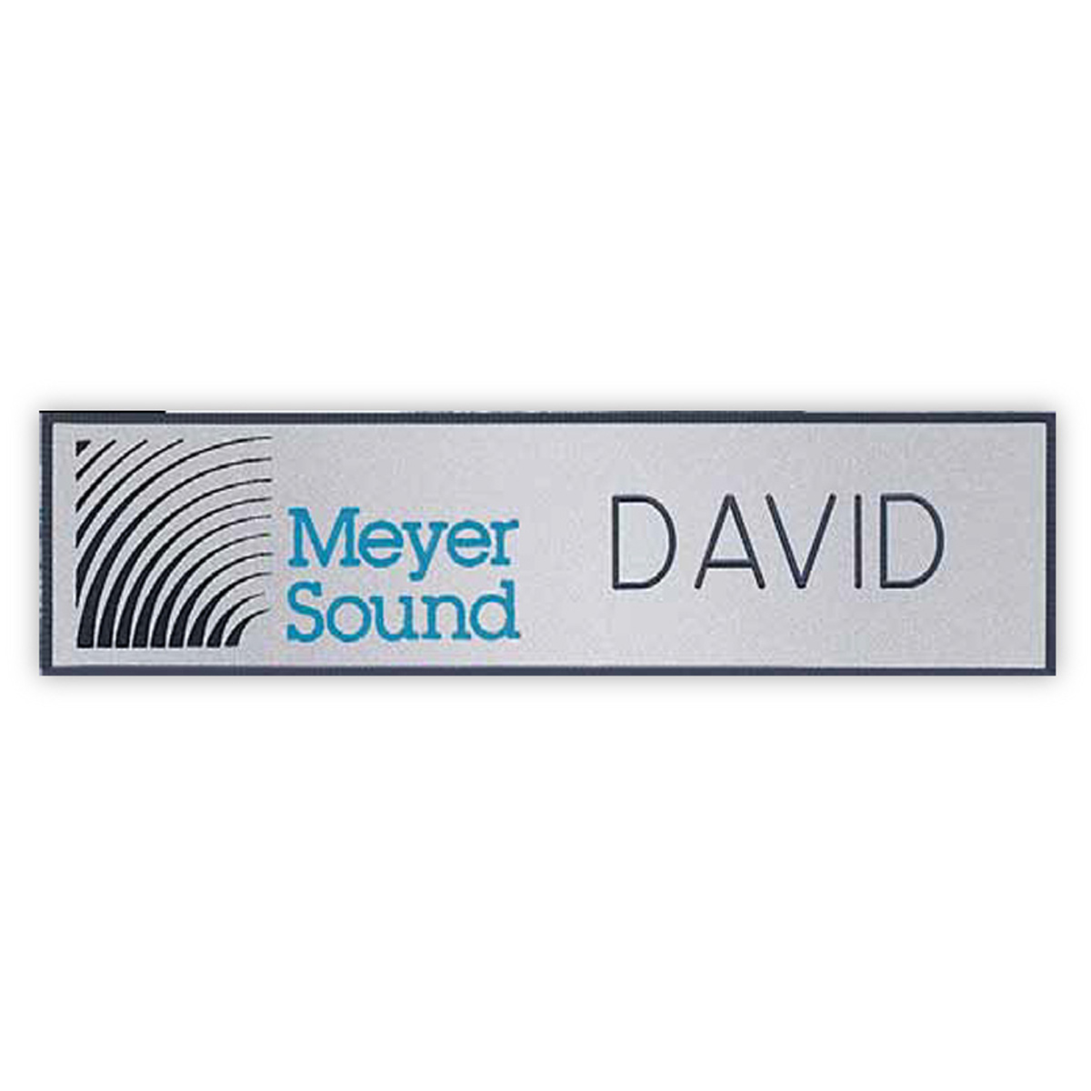 Hollywood Plastic Name Badge (Custom sized between 0 and 3 sq. in.) 1