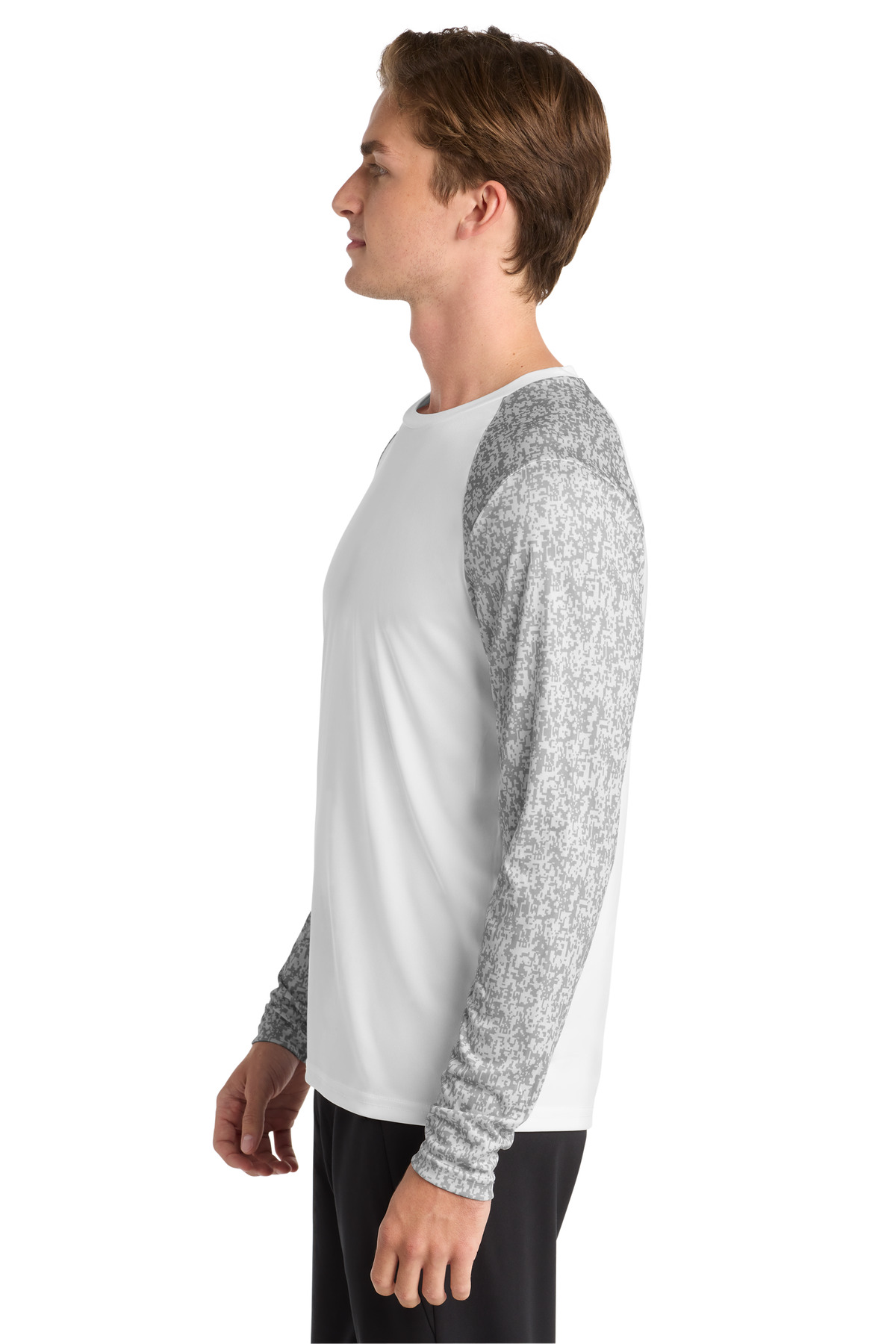Sport-Tek Long Sleeve Digi Camo Tee. ST460LS 48
