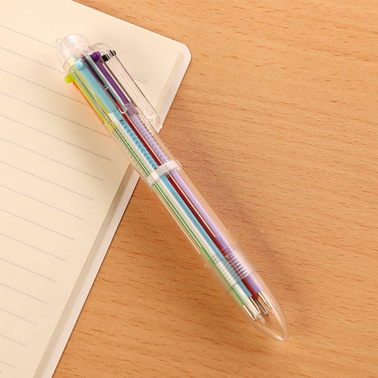 Multi-Color Transparent Ballpoint Pen 6