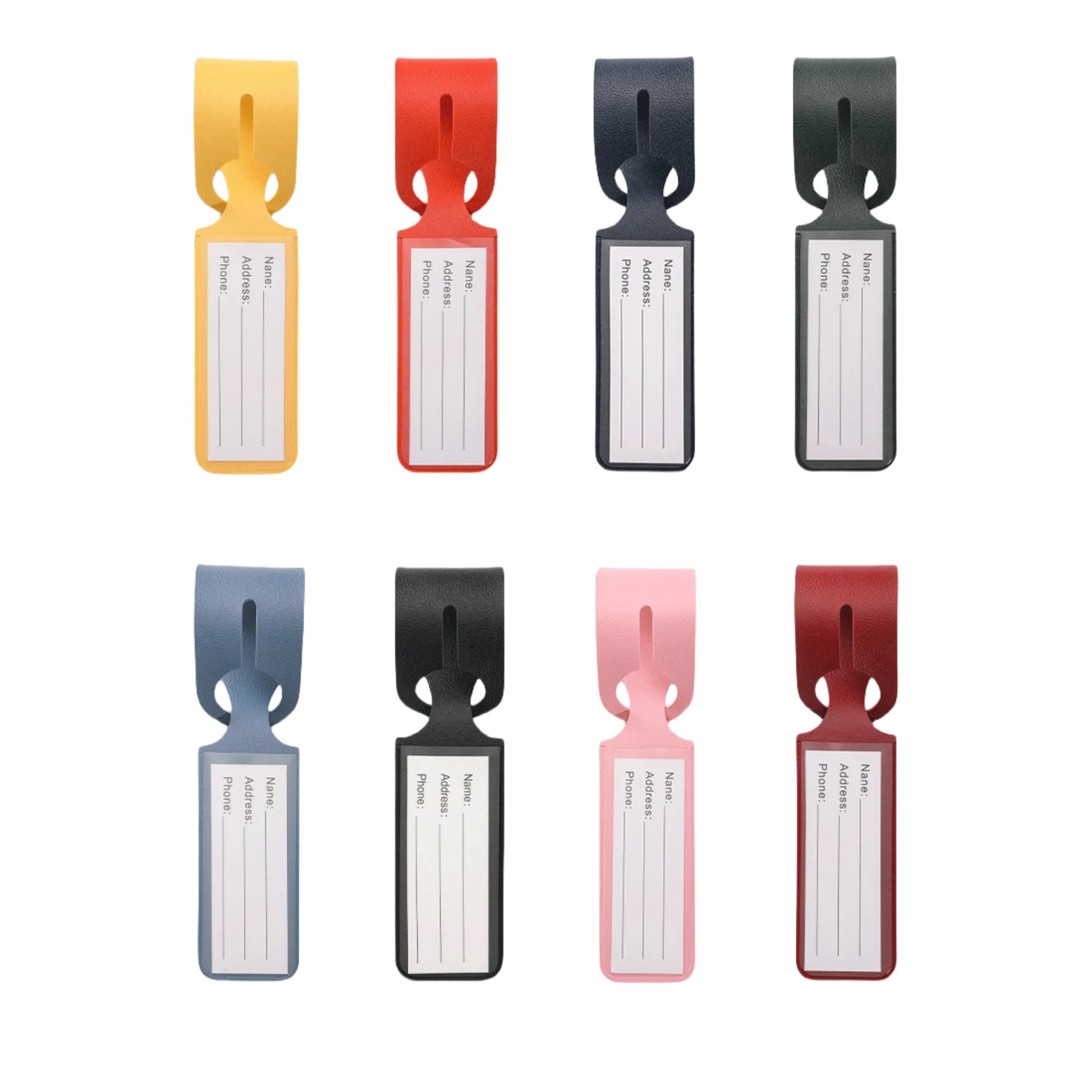 PU Anti Loss Luggage Tag 11