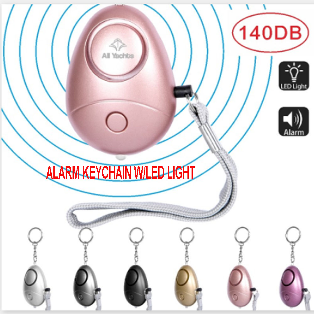 EMERGENCY SELF-DEFENSEALARMKEYCHAINWITH LED LIGHT 1