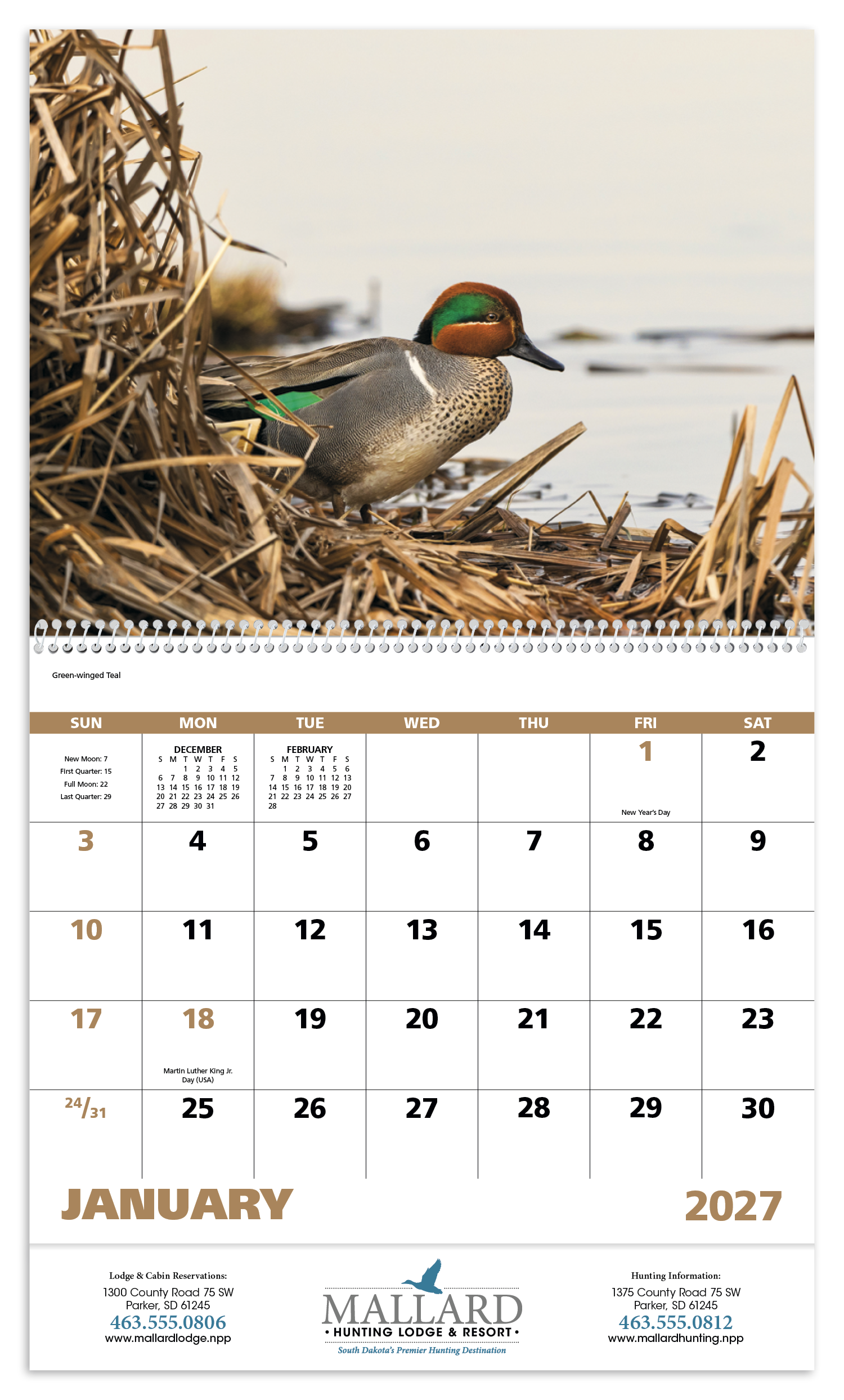 Good Value™ Waterfowl - Spiral Calendar 50