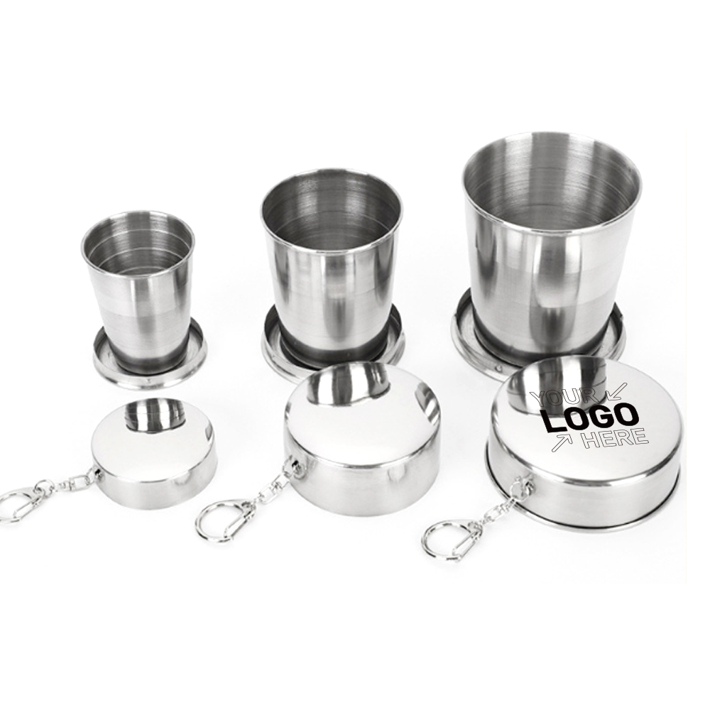 stainless steel folding cup