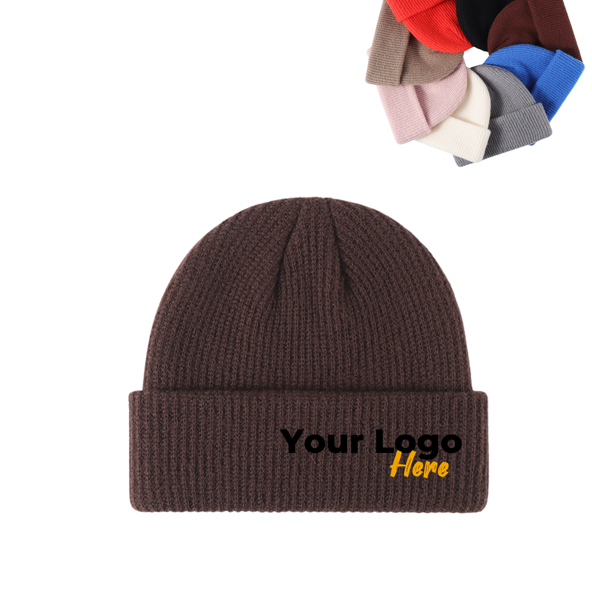 MOQ 50 Pieces of Cozy Men's Knit Caps 2