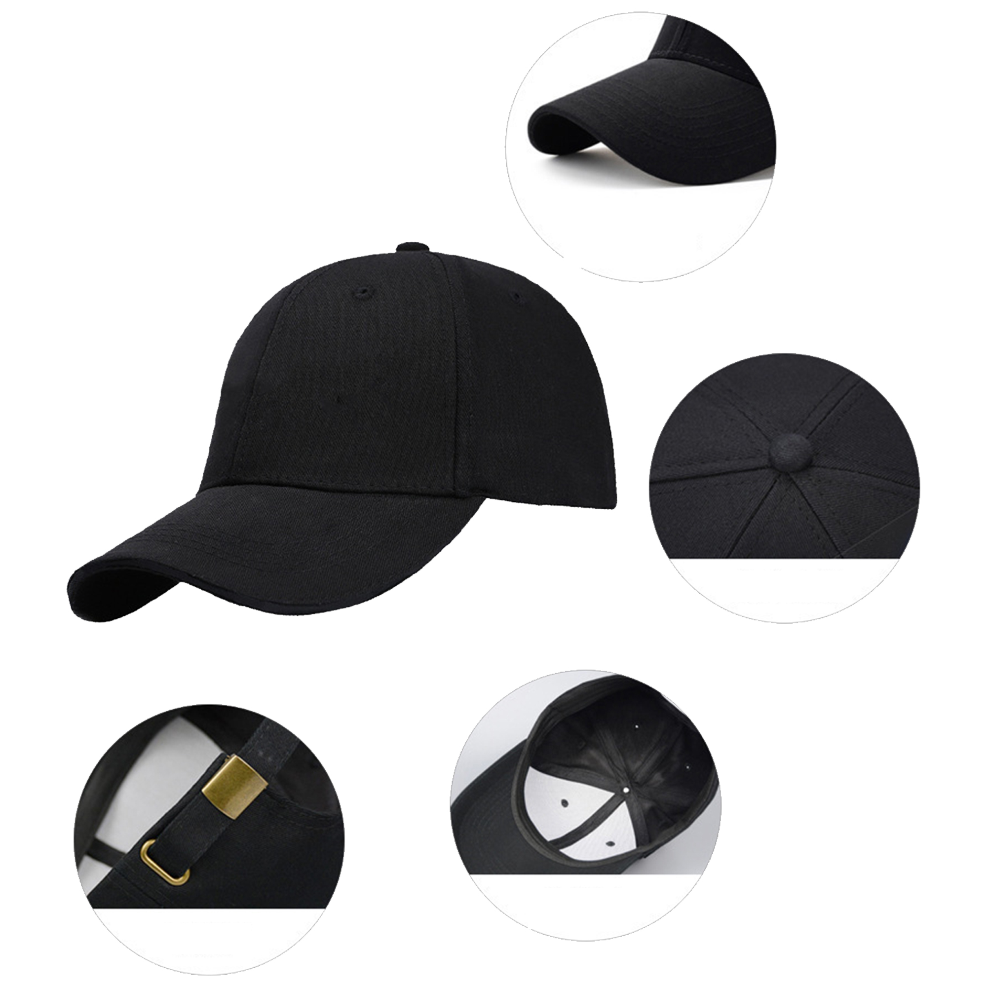 6 Panel Garment Cotton Twill Baseball Cap 3