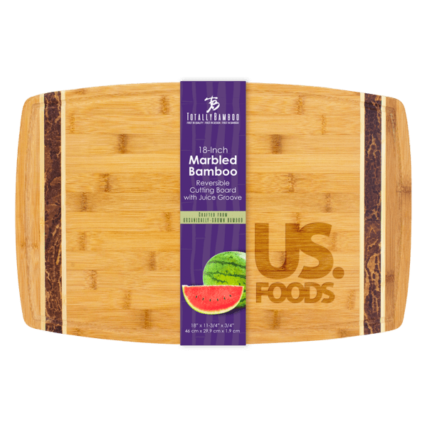 Marbled Look Bamboo Cutting Board 2