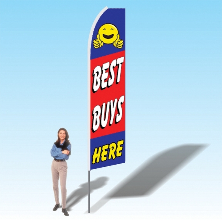15FT Best Buys Here Advertising Banner Flag 1