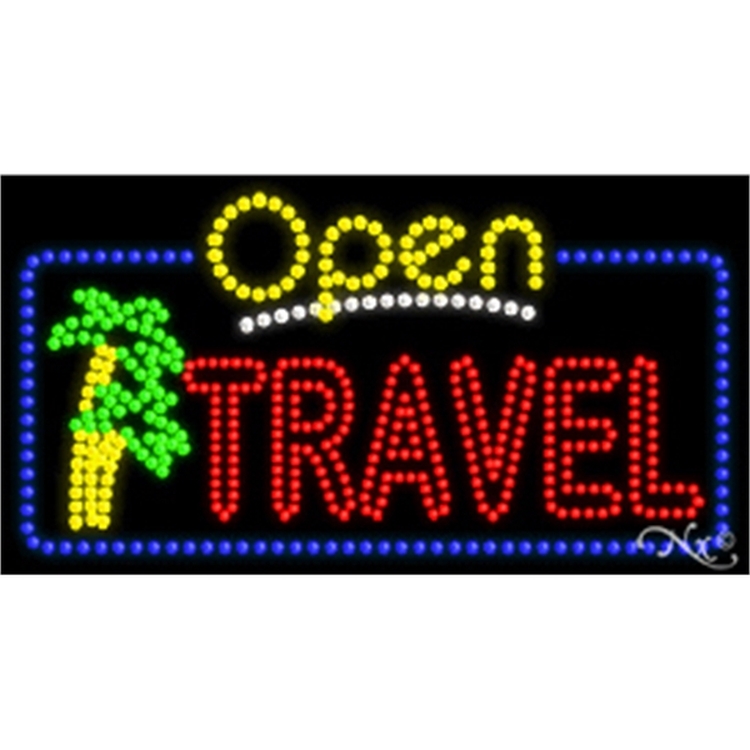 LED Sign w/ Open Flasher & Animation 4
