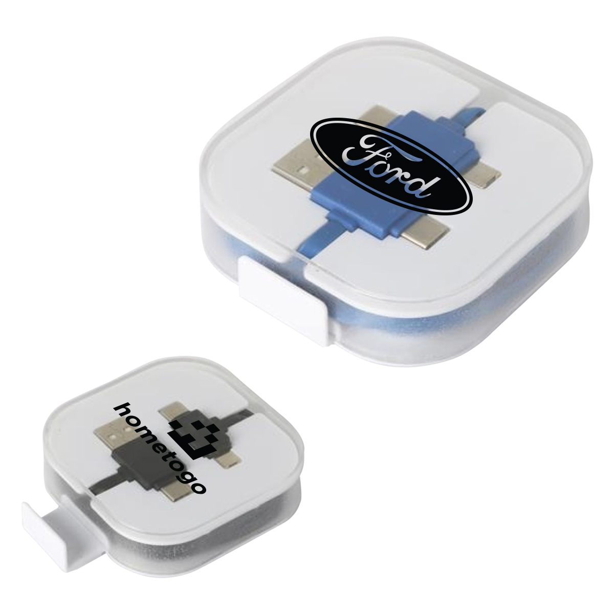 4-In-1 Multi-Connector Charging Cable: Micro/Type C To Type C/Lightning 5