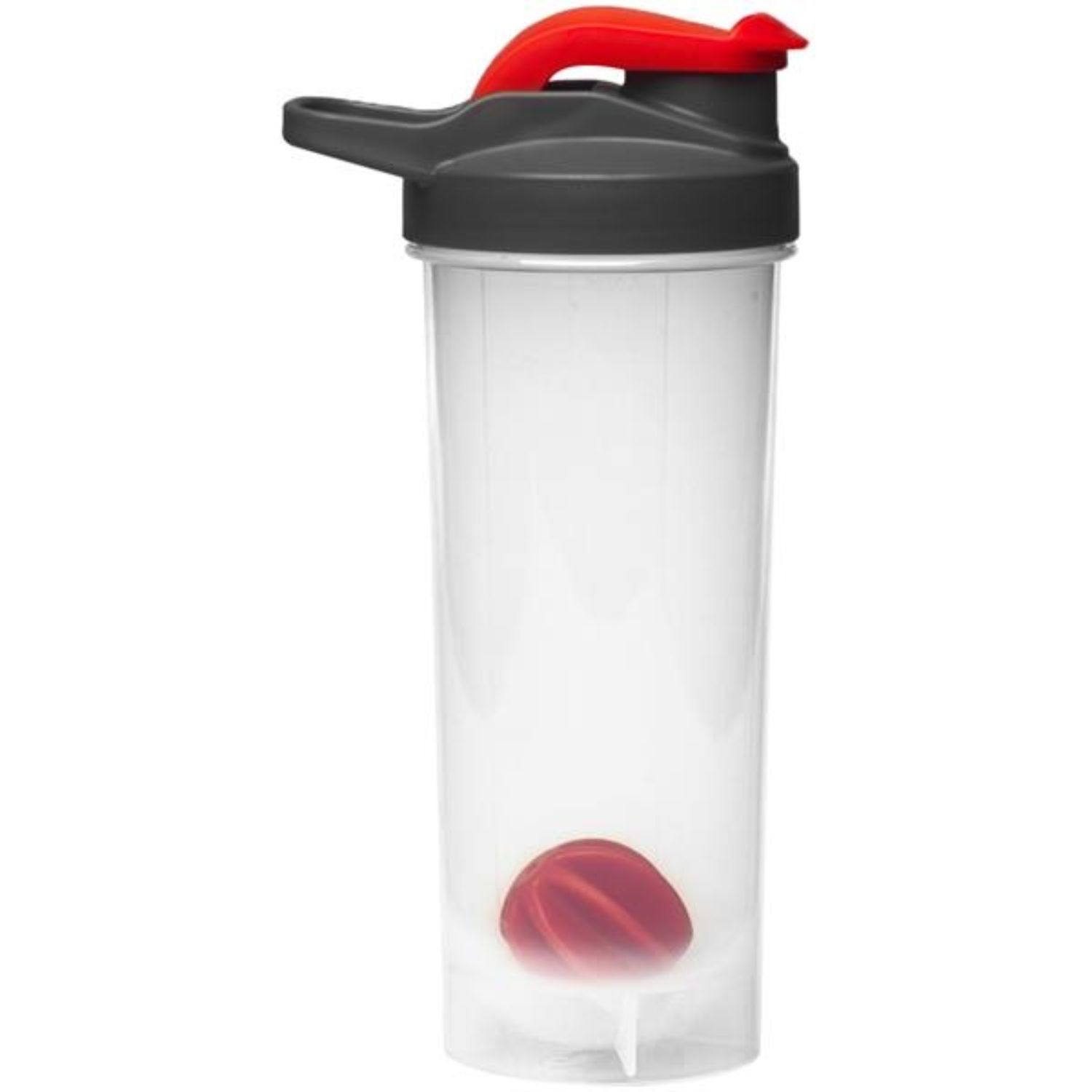 Gym Water Bottles - 24 oz. Shaker Bottle w/ Mixer & Handle 2
