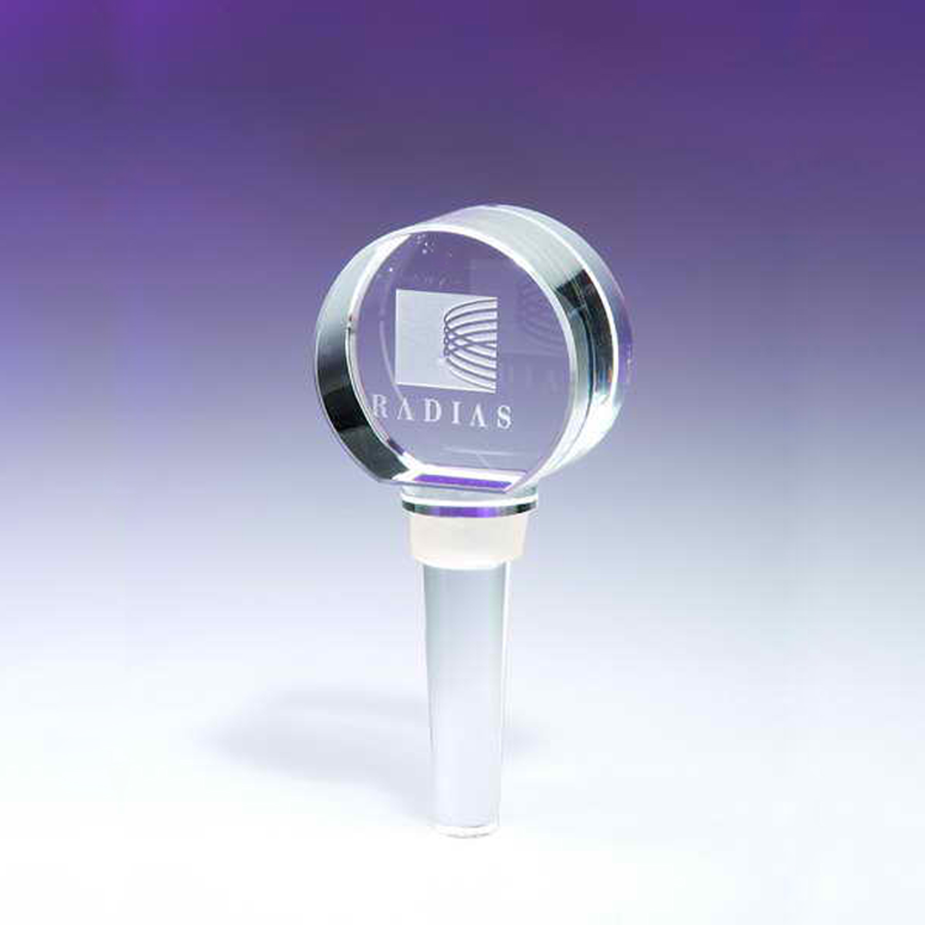 4" Award- Awards, Trophy,Round Shaped Wine Bottle Stopper_D519CA 2