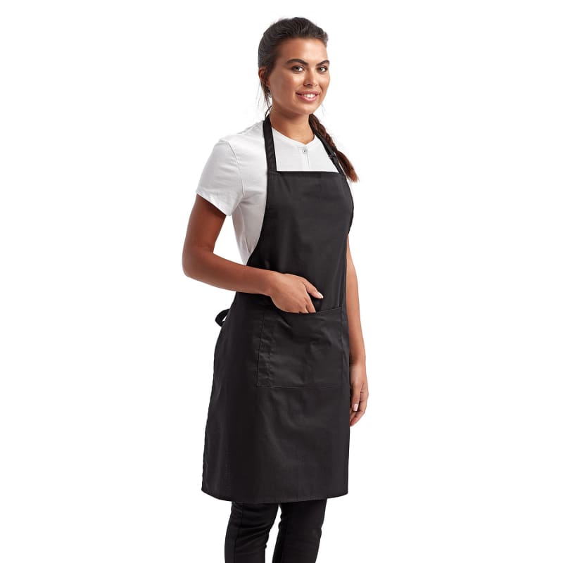 Artisan Collection By Reprime Unisex 'Colours' Recycled Bib Apron With Pocket 116