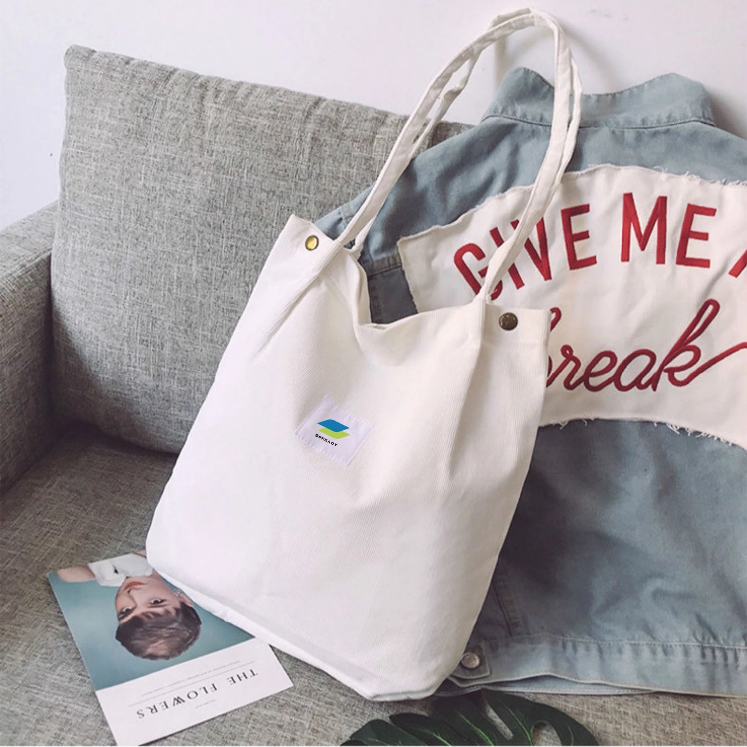 Corduroy Shoulder Bag 2