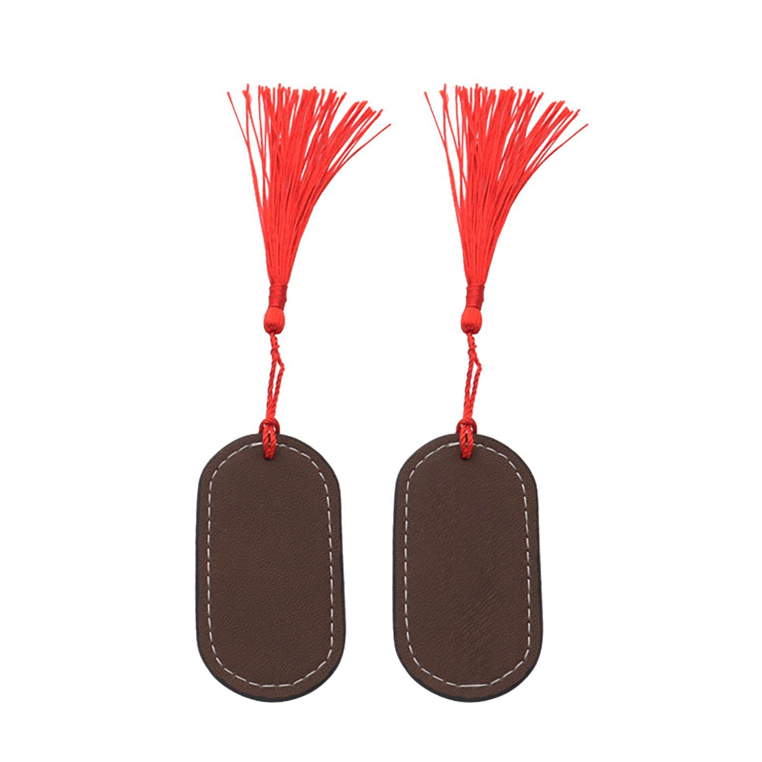 Tassel PU Leather Bookmark 5