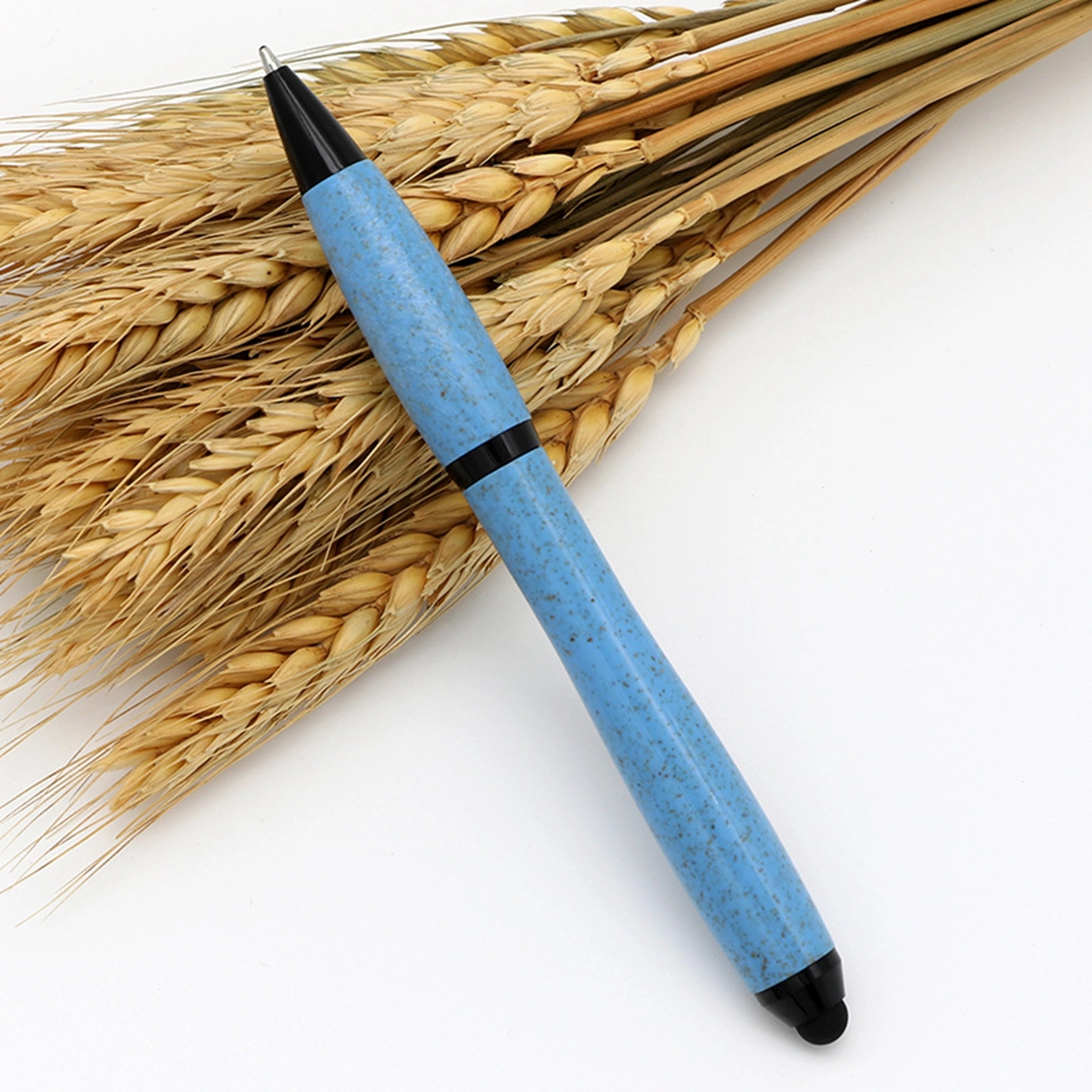 Biodegradable Gourd Shaped Wheat Straw Ballpoint Pen 6
