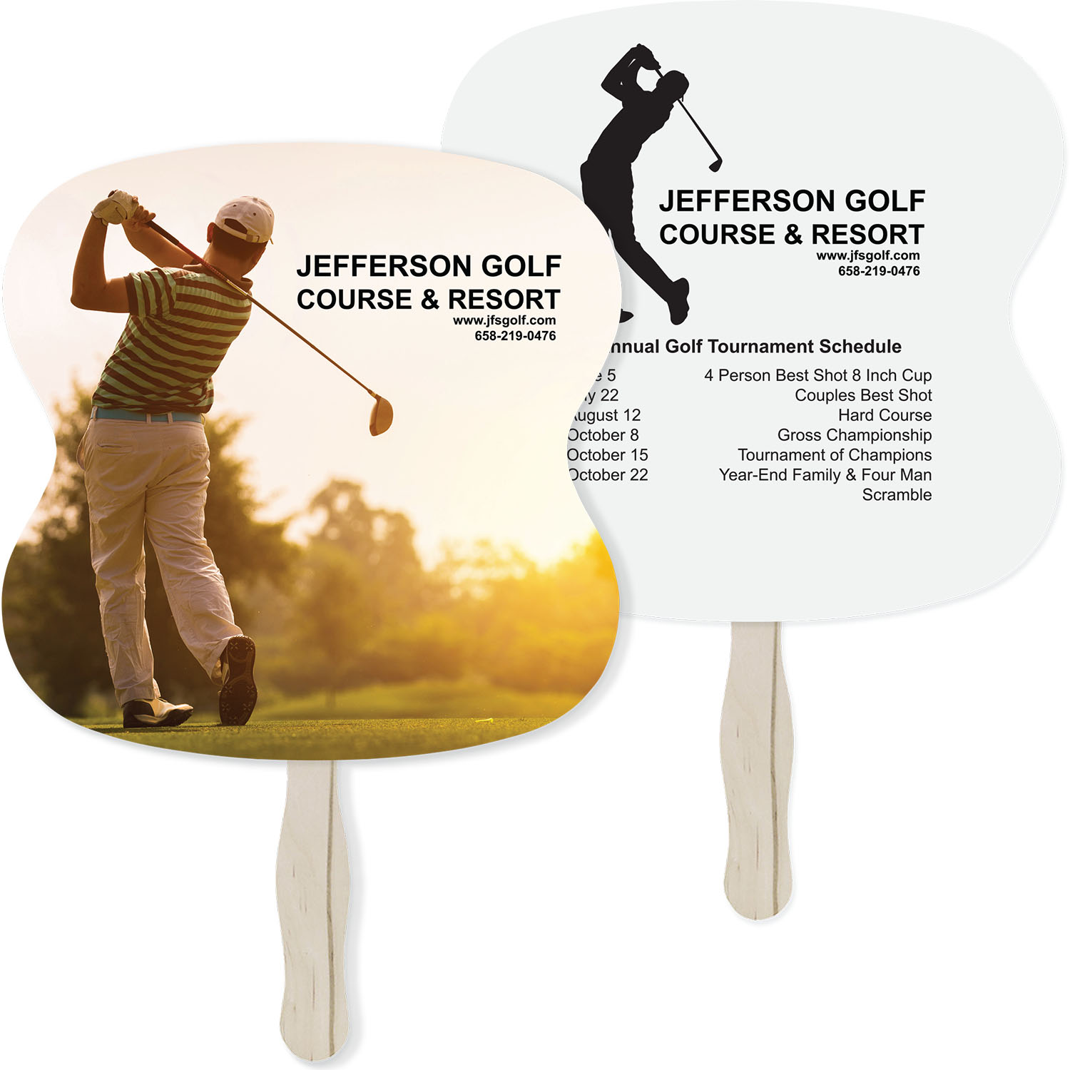 Sandwich Hand Fan (Two-Sided) 4