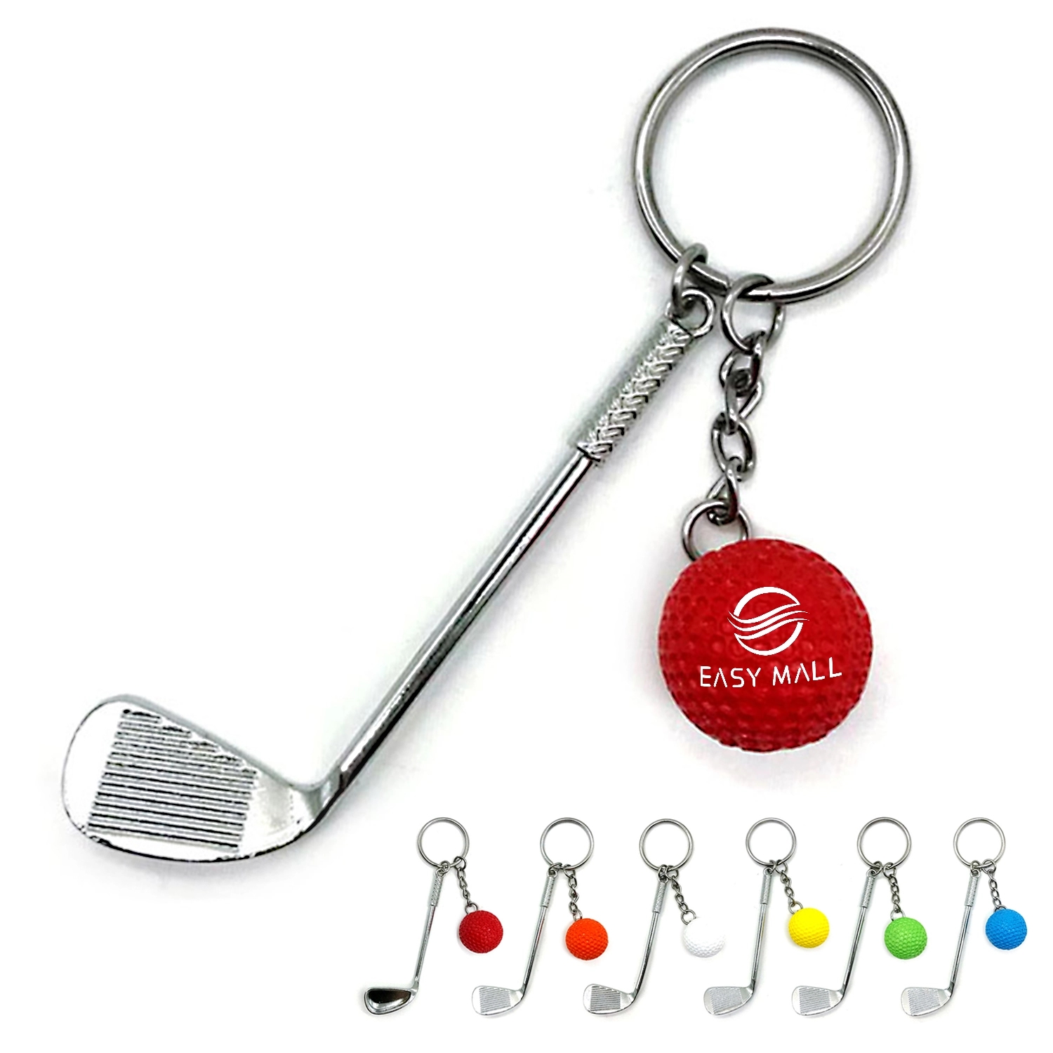 Mini Metal Golf Key Chain 2