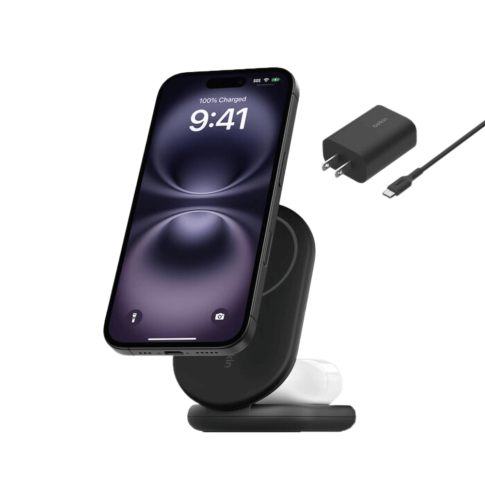 Belkin BoostCharge 2-in-1 Magnetic Foldable Wireless Charger