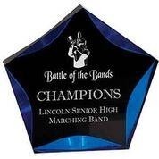 Black/Blue Luminary Star Acrylic Award 2