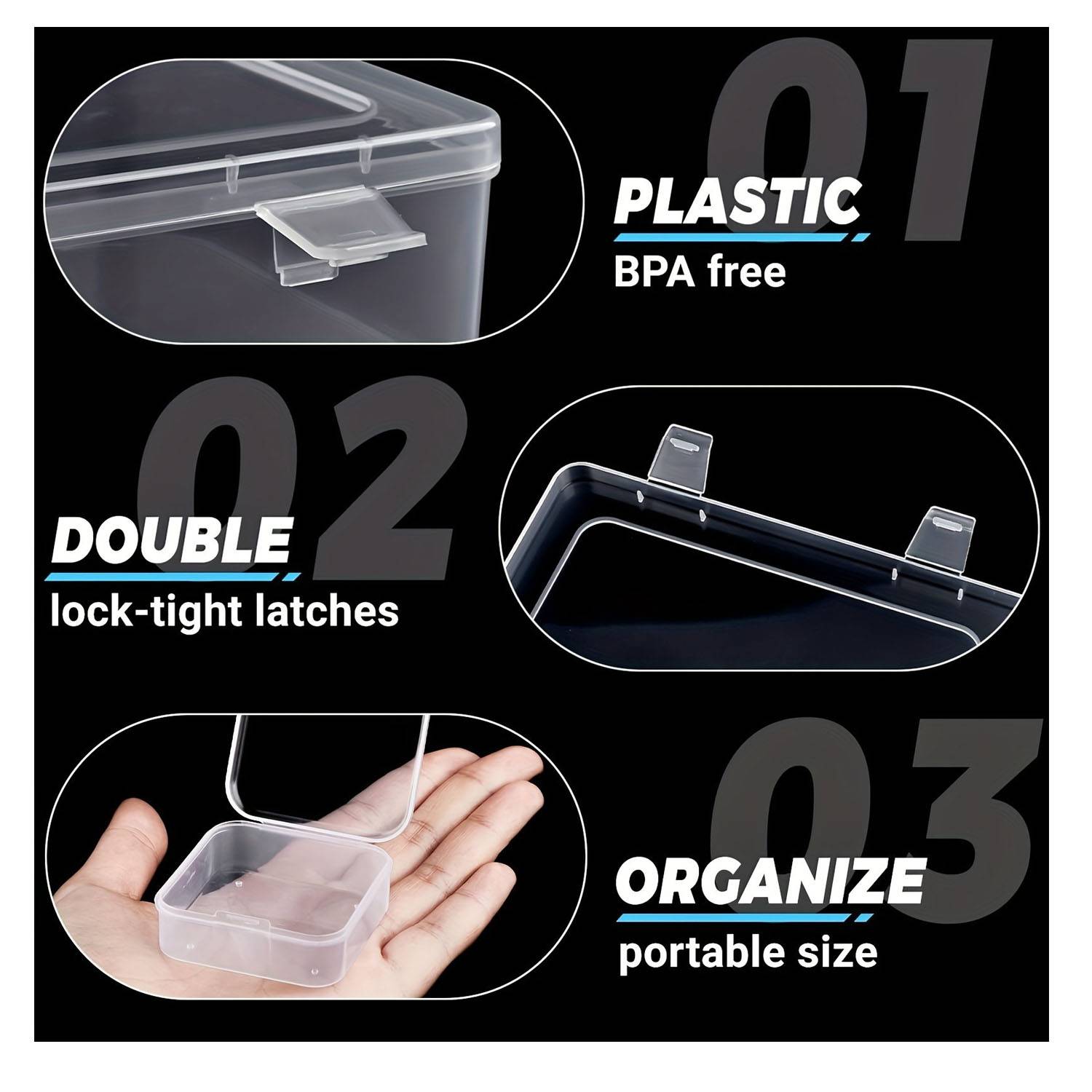 Customizable Plastic box set 4