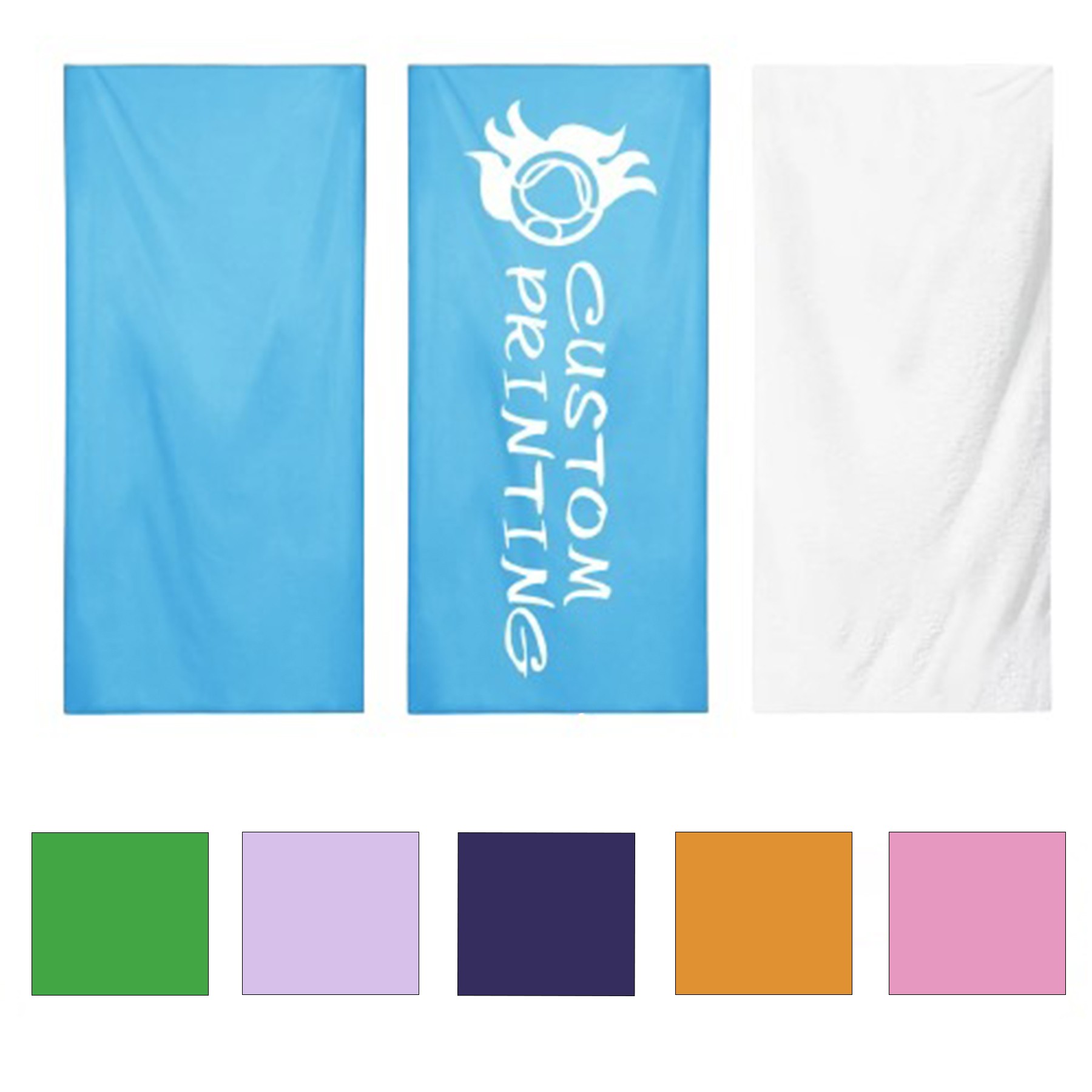 Microfiber Single-Sided Printed Beach Towel 2