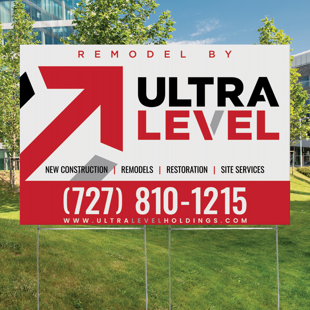 24" x 36" Yard Signs - Digital Full Color Imprint