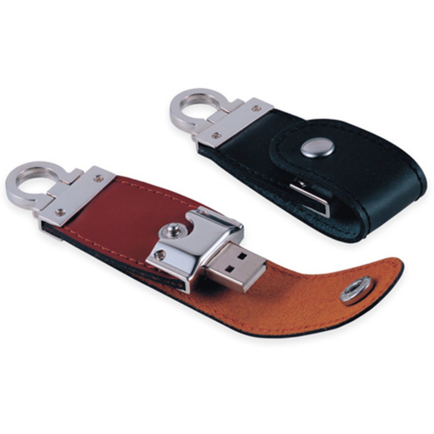 Jersey Leather USB with Keychain 4