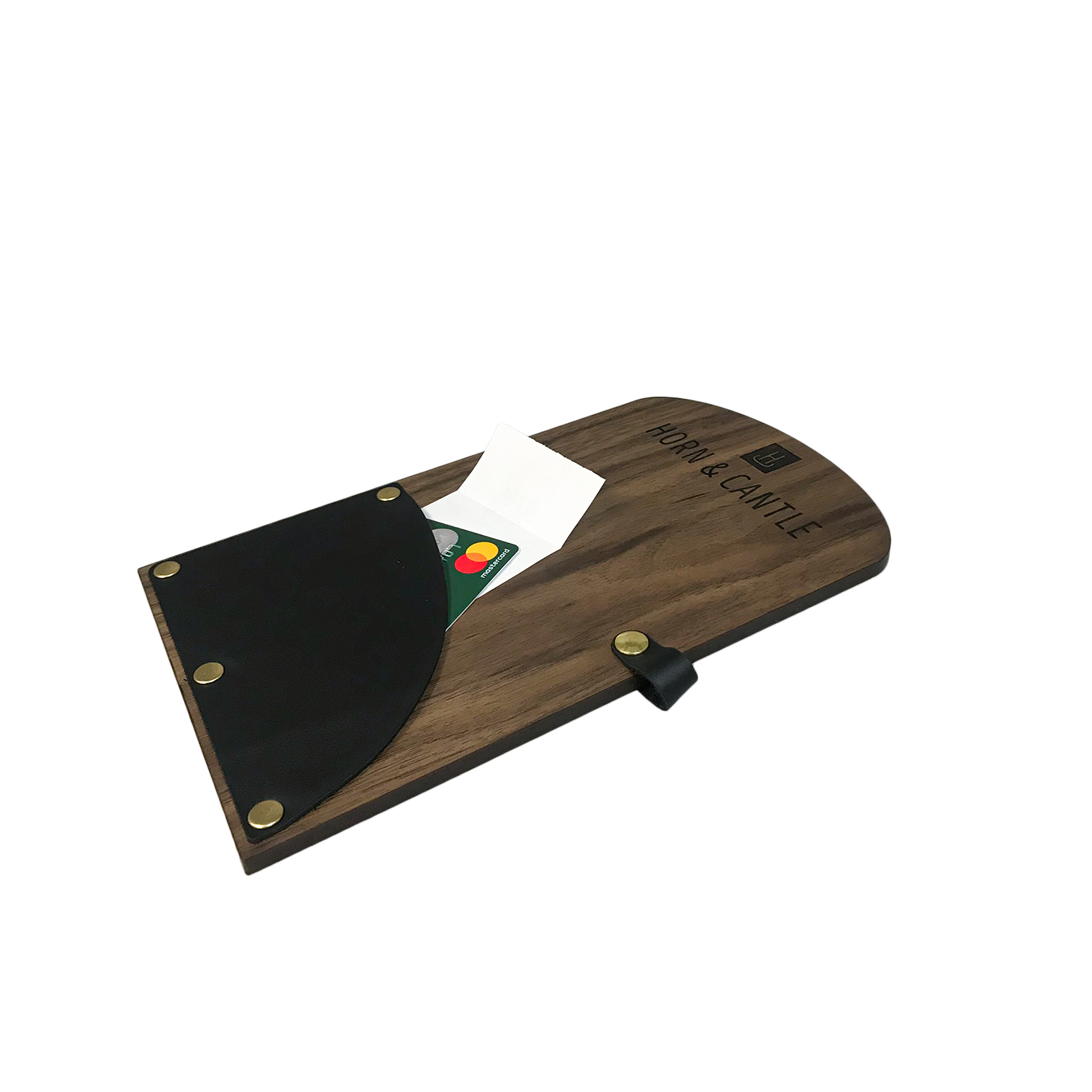Deluxe Check Presenter with Leather Pocket 13