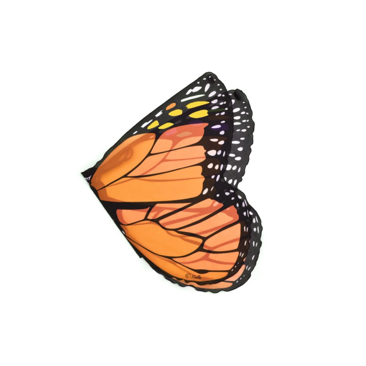 Orange Monarch Wings 2