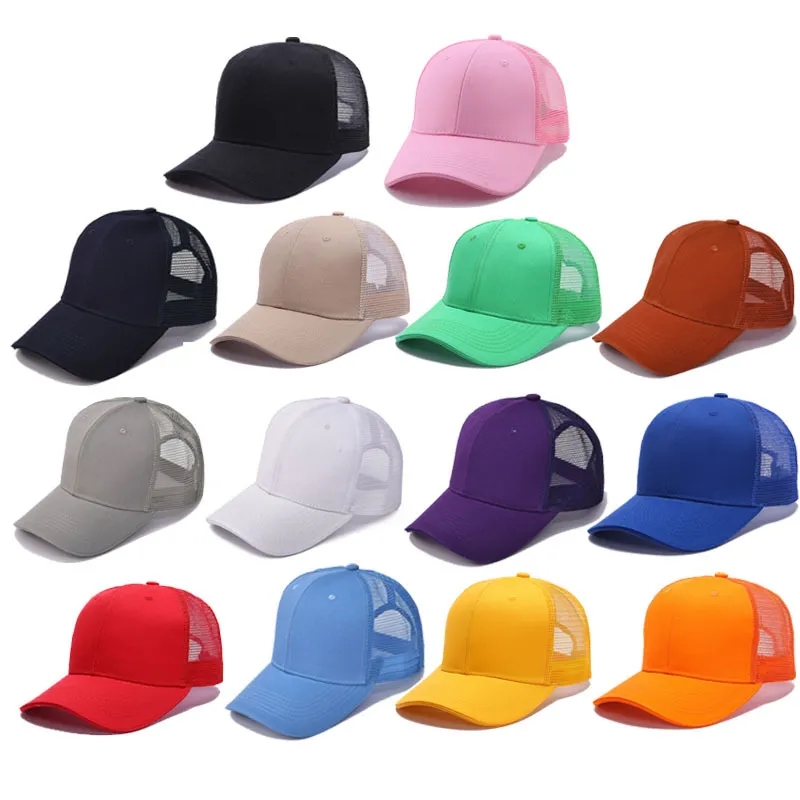 Youth Mesh Cap With Adjustable Hat For Summer 3
