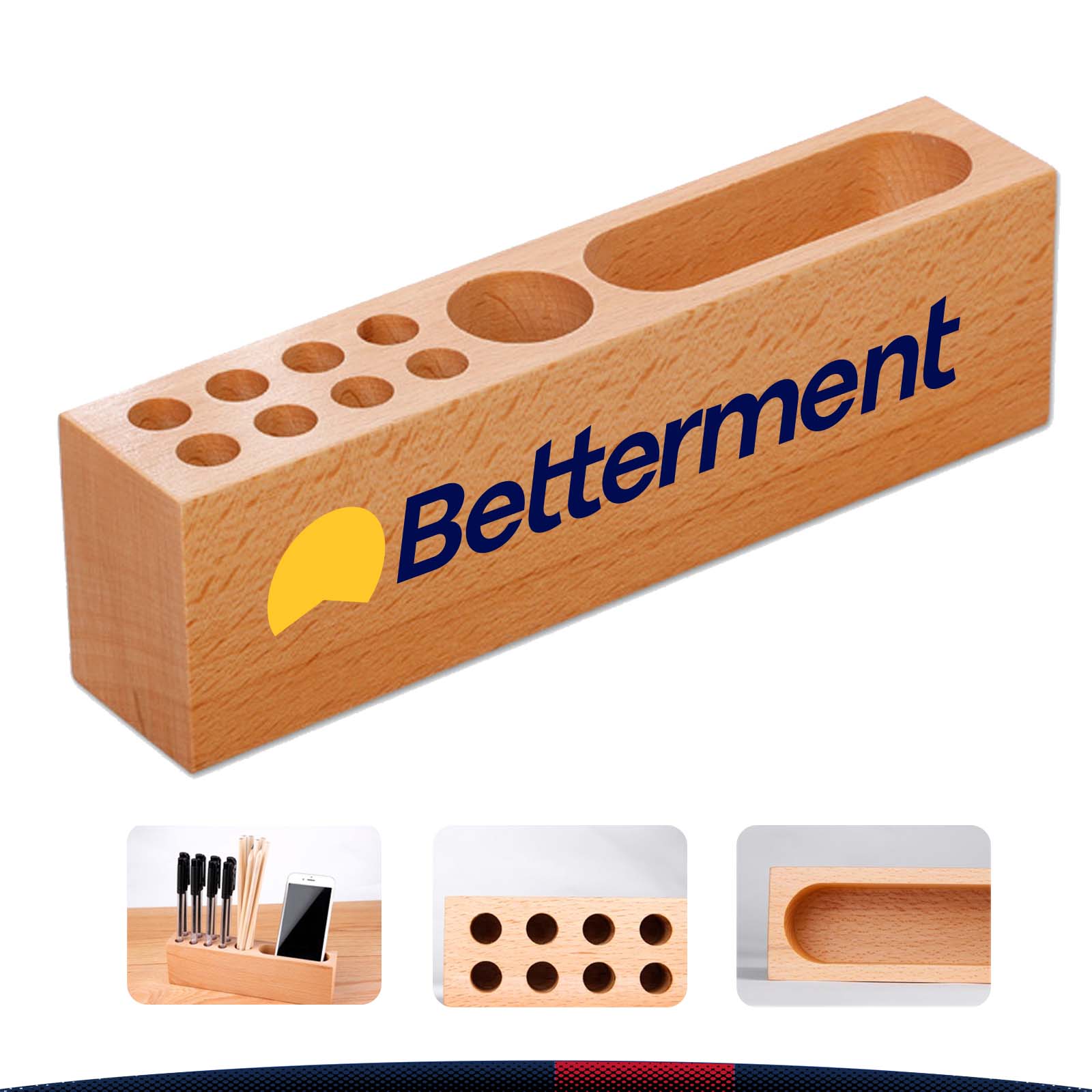 Office Wood Pen Holders 2