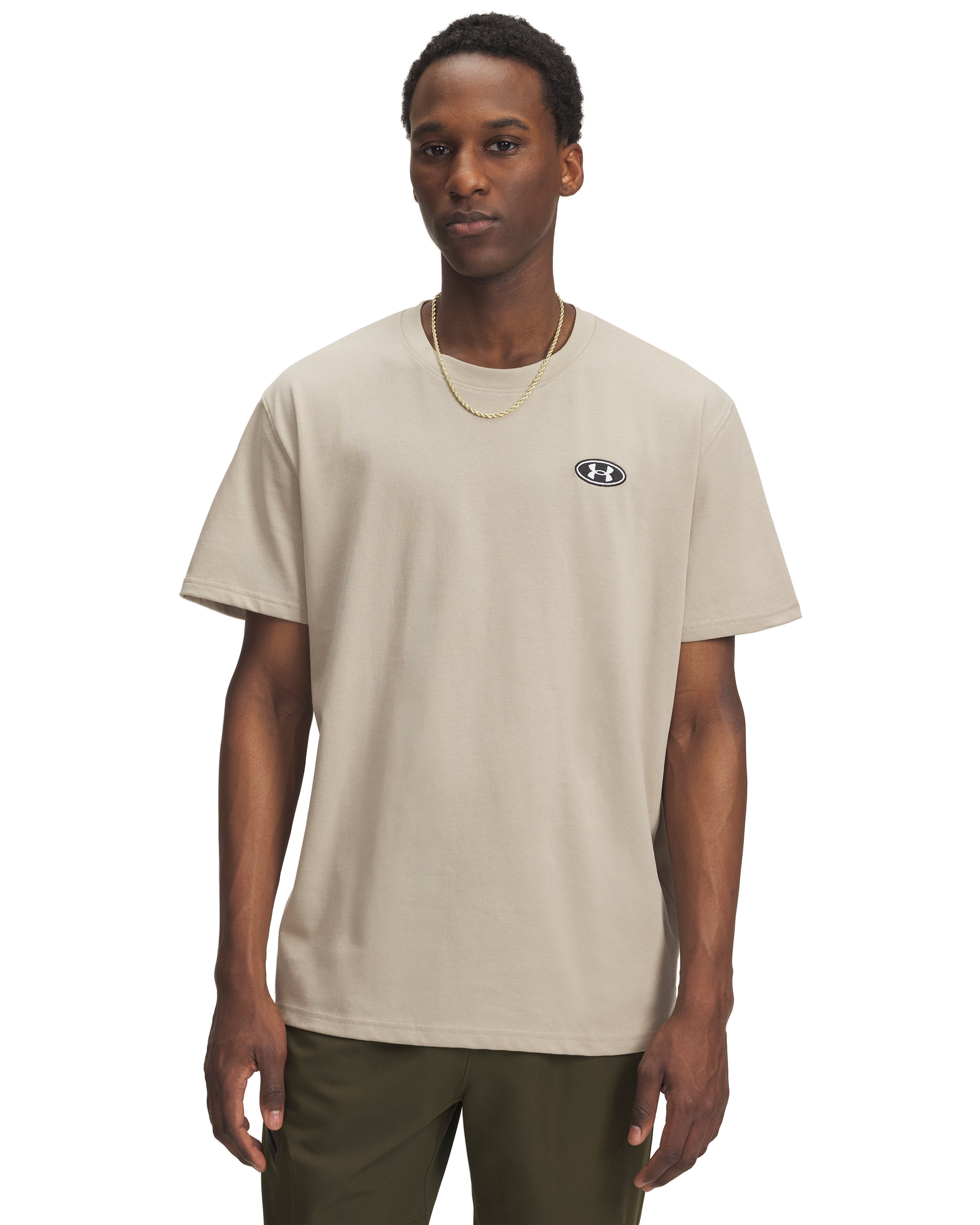 UA Heavyweight Left Chest Patch Men's Short Sleeve 3