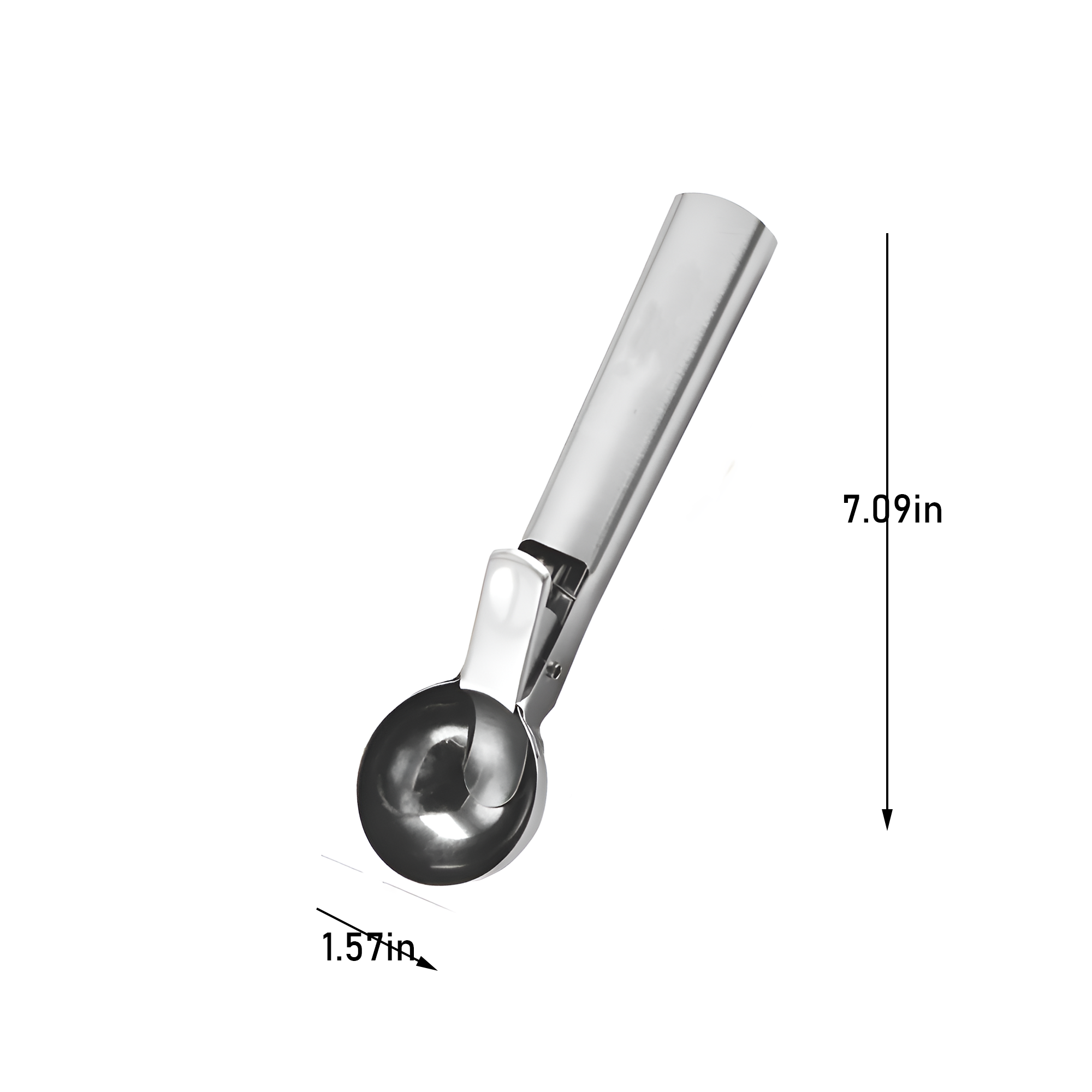 High Quality Stainless Steel Ice Cream Scoop With Trigger 1